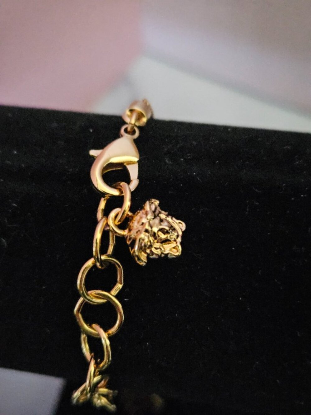 Versace La Medusa Gold Medallion Charm Bracelet - Picture 5 of 5